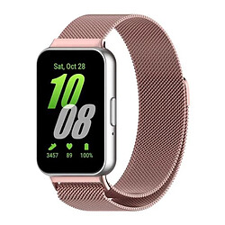 Bracelet À Fermoir Magnétique En Boucle Milanaise Phonecare Pour Samsung Galaxy Fit 3 - 40mm - Rose