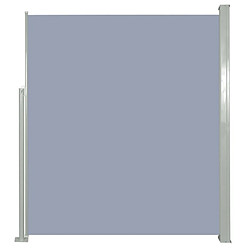 vidaXL Auvent latéral rétractable de patio 160 x 300 cm Gris