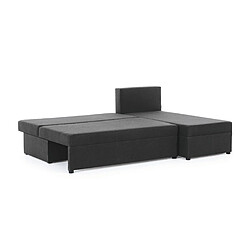 Avis Bestmobilier Numancia - canapé d'angle réversible 4 places - convertible avec coffre - en tissu