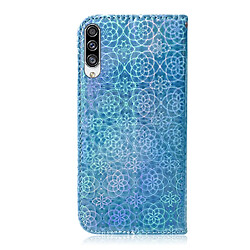 Avis Wewoo Housse Coque Pour Galaxy A50s Couleur Pure Coloré Magnétique Boucle Horizontal Flip en Cuir avec support et fentes cartes & Portefeuille & Lanière Bleu