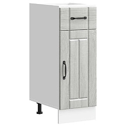 vidaXL Armoire de cuisine Lucca sonoma gris bois ingénierie