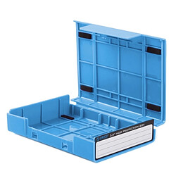 Acheter Wewoo Boîtier disque dur bleu PHP-35 3.5 pouces SATA HDD Case protéger la boîte de couverture