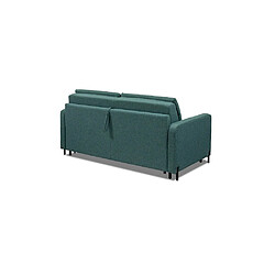 Avis Inside 75 Canapé convertible express 160 HAMBOURG matelas 20 cm sommier lattes velours Velluto vert menthe