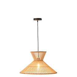 Dansmamaison Suspension Luminaire A Couche Bamboo Naturel Small