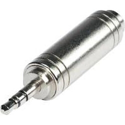 Adaptateur Hicon HI-JS3JS6-MF [1x Jack mâle 3.5 mm - 1x Jack femelle 6.35 mm] 0 m argent