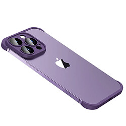 General Coque de téléphone iPhone 14 Pro Protection militaire contre les chutes Coque fine de protection antichoc parfaite pour protéger votre téléphone pour homme femme (violet)