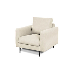 Avis MAISON AUBERTIN Fauteuil Caruso Tissu Beige 1 Place