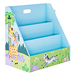 Meuble de rangement livres magazines étagère bibliothèque enfant garçon Sunny Safari Fantasy Fields TD-13141A