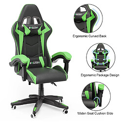 RATTANTREE Chaise de Gaming Ergonomique, Fauteuil gamer, Dossier Inclinable à 155, avec Lombaire&Appui-Tête Appui, chaise gamer, PU Cuir Chaise Bureau, fauteuil gamer, chaise bureau gaming, Noir Grena pas cher