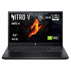 Portable Acer Nitro ANV15-41-R85W Ryzen 5 7535HS 16GB DDR5 512GoSSD NVIDIA GeForce RTX 4050 15.6'' FHD IPS 144Hz Mate NO OS NH.QSGEF.002