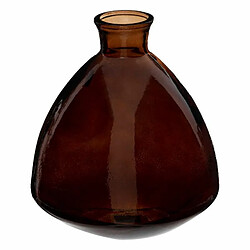 Vase Design en Verre Candy 19cm Marron