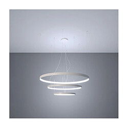 Avis Luminaire Center Suspension LED Rio Aluminium Blanc