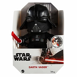 Mattel Star Wars - Peluche Dark Vador Star Wars, environ 20 cm, avec sabre lumineux - Peluche - Des 3 ans