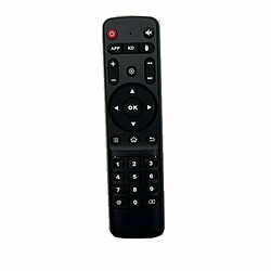 Télécommande Infrarouge De Remplacement Set-Top Box Controller Alimenté Par Batterie Compatible Pour X4 X98Mini Remote Noir