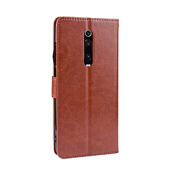 Avis Wewoo Housse Coque en cuir à rabat horizontal Retro Crazy Horse Texture pour Xiaomi Redmi K20 / K20 Proavec porte-carte et fentes cartes et cadre photo Marron