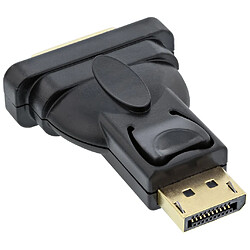 Adaptateur DisplayPort, InLine®, prise DisplayPort sur DVI-D 24+1 prise femelle noir