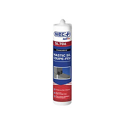 Nec + Mastic coupe feu SL706 NEC+ noir 310ml