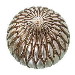 Boule Décorative Alexandra House Living Argenté Résine Plastique 9 x 9 x 9 cm