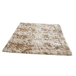 Acheter Tapis de plancher de salon en peluche douce chambre à coucher à côté du tapis de chameau