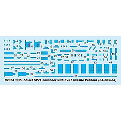Avis Trumpeter Maquette Lance Missile Soviet 5p71 Launcher With 5v27 Missile Pechora (sa-3b Goa)