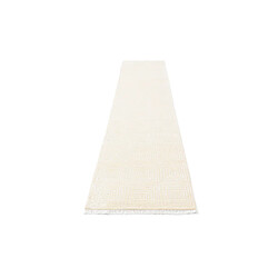 Avis Vidal Tapis de couloir en laine 399x79 beige Darya