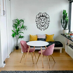 Avis DEKORY Décoration Art mural Tête de Lion Silhouette en Métal - 58x74 cm