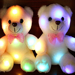 Avis Universal LED coloré petit ours en peluche en peluche légère