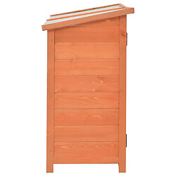 Acheter vidaXL Abri de stockage de jardin 128x42x91 cm Bois