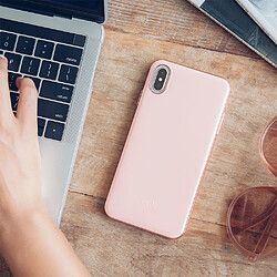 Coque Moshi iGlaze iPhone XS Max rose 99MO113302 pas cher