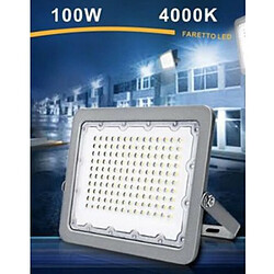 Tradex LED 100W ULTRA SLIM OUTDOOR GREY IP65 LIGHT 6500K 4000K 3000K FS100