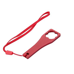 Wewoo Pour GoPro HERO6 / 43225 rouge session / 4 session / 43163 + / 3/2/3, Xiaomi et d'autres appareils-photo d'action L'alliage d'aluminium de commande numérique par ordinateur de serrent l'outil de clé de chapeau de vis