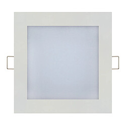 HOROZ ELECTRIC Dalle LED extra plate carré blanc 12W (Eq. 96W) 4200K Dim 170x170mm