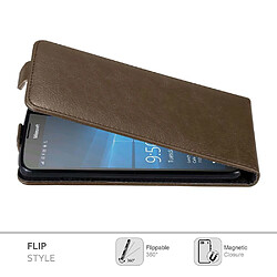 Cadorabo Coque Nokia Lumia 950 XL Etui en Marron