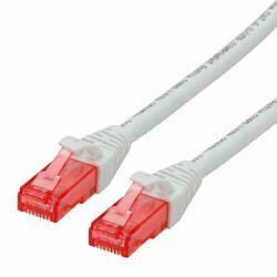 Fox Pathé Europa ROLINE Cat6 3m câble de réseau U/UTP (UTP) Blanc (ROLINE UTP PatchCd C6.LSOH.CL.wht.3m)