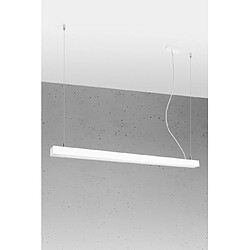 Luminaire Center Plafonnier LED intégré Pinne Acier blanc 1 ampoule 12,5cm