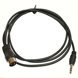 Wewoo Câble adaptateur audio jack stéréo à jack 5 broches 3,5 mm stéréo, longueur de câble: 1,5 m