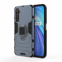 Coque en TPU garde cool avec support de bague bleu pour votre Realme 6