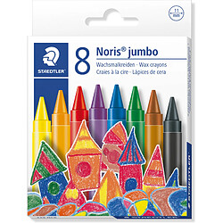 STAEDTLER Crayon à la cire Noris jumbo,étui carton de 8 ()