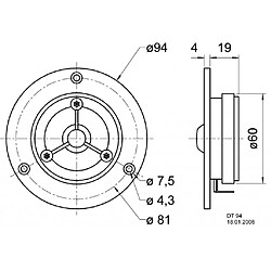 Avis Alpexe VS-DT94/8 - Haut-parleur (4007540090047)