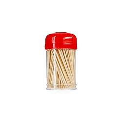 Ac-Deco Pot de cure-dents - Lot de 3 - Bois et plastique