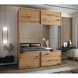 Abiks Meble Armoire à portes battantes Lux 4 245,5/190/64 2 portes