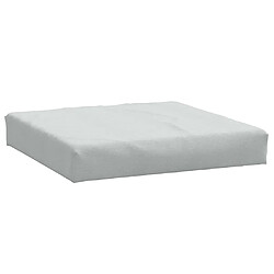 Acheter vidaXL Coussins de palette lot de 2 gris clair mélangé tissu