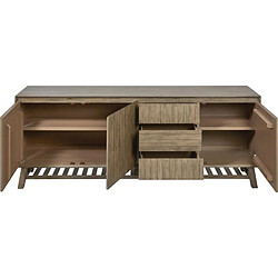 Mes Buffet 3 portes 3 tiroirs 220 cm en acacia - TALBOW