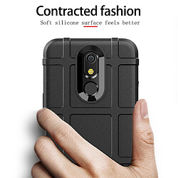 Wewoo Coque Souple Housse de protection en silicone antichoc Rugged Shield Full Coverage pour LG K12 + bleu