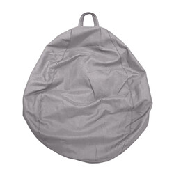 Avis lin grand pouf housse organisateur de literie sac de rangement intérieur pour jouets gris