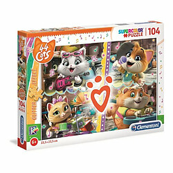 Ludendo Puzzle glitter 104 pièces 44 Cats