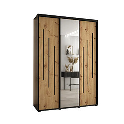 Abiks Meble Armoire DAVOS 9 À Portes Coulissantes 235,2/170/60 3 Portes