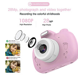 Universal Caméra pour enfants 3 pouces Caméra numérique à écran tactile HD 1080p (bleu)