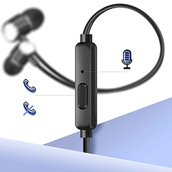 Avis LinQ Écouteurs Jack 3.5mm Intra-auriculaires Microphone Kit Mains Libres Noir