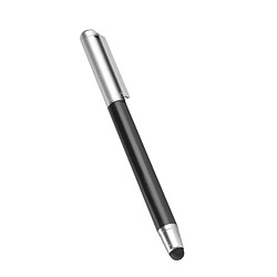 Stylet Smartphone et Tablette Tactile 2en1 Stylo à Bille 4Smarts Argent et Noir